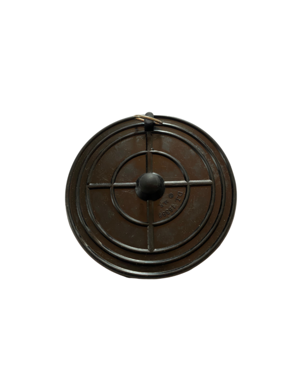 TAPA OLORES DE HULE NEGRO MOD. GRANDE 11.5cms.