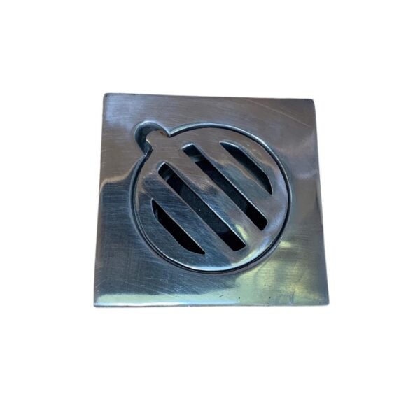 COLADERA DE PISO ALUMINIO PULIDO