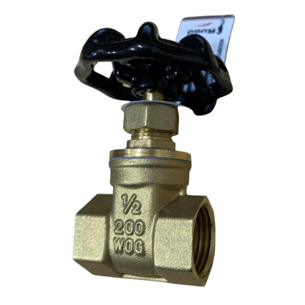 VÁLVULA COMPUERTA ROSCABLE MARCA RUGO 19mm. 3/4"