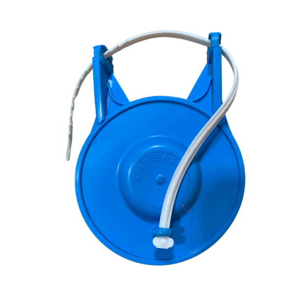 SAPO PARA W.C VINIL BLANCO/AZUL COLA DE RATÓN 3"