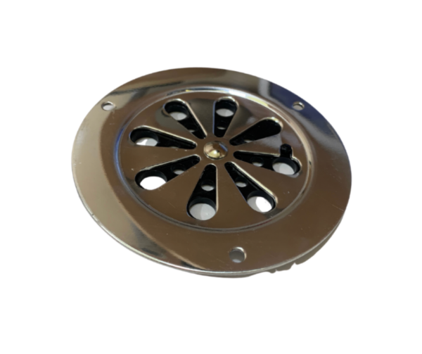 REJILLA PARA PISO DE ALUMINIO MOD. FLOR TAPA OLORES GIRATORIO GRANDE 3 TORNILLOS